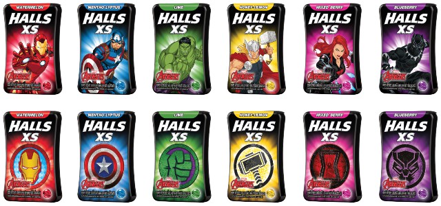 All Packs_Halls XS Marvel